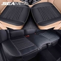 Leather Car Seat Covers Automobiles Interior Seats Cover Cushion Universal PU Leather Seat Cover Auto Protector Mats Accessories