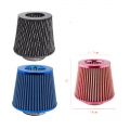 Spsld Universal Car Air Filters Performance High Flow Cold Intake Filter Induction Kit Sport Power Mesh Cone 76mm - Air Filters