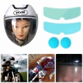 Universal Motorcycle Helmets Anti fog Patch Visor Lens Helmet Lens Protective Film for Against UV Rain Moto Racing Accessories|H