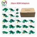 22pcs Bdm Adapters Full Set Bdm Frame For Ktag Kess Fgtech Bdm100 Probe Adapters Led Ecu Ramp Chip Tuning Tool 22pcs Adapter - D