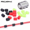 10 pcs RISK Bike Rubber Cable Protector Ultralight MTB Bicycle Brake Shift Pipe Line Tube Frame Protective Nightlight Protecetor