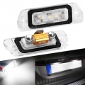 2x Canbus Error Free Led Number Plate Light Bulb For Mercedes Benz W164 X164 W251 Ml Gl R Class License Plate Lamp White 6000k -