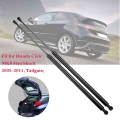 2pcs Car Rear Tailgate Boot Gas Struts Support For Honda For Civic Mk8 Hatchback 2005-2011 74820smge01 - Strut Bars - Officemati