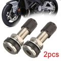 2pcs 32mm Motorcycle Wheel Valve Universal Motorbike Scooter Tubeless Tyre Valve Dustcap Stem Caps Zinc Alloy Car Accessories|Va