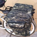 Mountain Road Bycicle Bike Camo Trunk Bags Cycling Rear Seat Rack Trunk Luggage Carrier Bycicle Double Side Durable Travel Bag|B