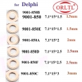 5pc /bag ORLTL Auto Injector Copper Washer 9001 850 9001 850B 9001 850E 9001 850A 9001 850D 9001 850F 9001 850C for Delphi|Fuel