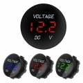 Voltage Meter Tester For Car Auto Motorcycle Led Display Mini Digital Voltmeter Ammete DC 12V 24V|Volt Meters| - Officemat