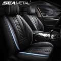 Luxury Car Seat Covers Pu Leather Car Seats Cover Interior Four Seasons Auto Protector Seat Universal Leather Seat Accessories -