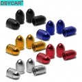 DSYCAR 4Pcs/Lot Bike Motorcycle Car Tires Valve Stem Caps Dustproof Cover for BMW Lada Honda Ford Car Car Styling Accessories|co