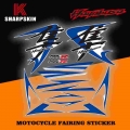 Fairing sticker motorcycle decorative reflective decal modified appearance film for Suzuki Hayabusa GSXR1300R GSXR 1300R 2008|De