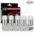 10pcs 1156 Ba15s P21w Led Bulbs 1157 Bay15d P21/5w Led Light R5w R10w Car Fog Lights Drl Turn Signal Lamp 12v White Red Yellow -