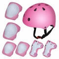 7Pcs/set Unisex Children Outdoor Sports Kids Safety Helmet Knee Elbow Pad Sets Cycling Skate Skateboard Bike Roller Protector|Bi