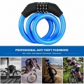 4 Digit Code MTB Bike Colorful Steel Cable Locks Anti Theft Security Lock|Bicycle Lock| - Ebikpro.com