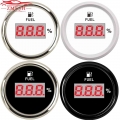 52mm Fuel Level Gauge 0-190ohm 240-33ohm Auto Digital Fuel Level Gauge Boat Fuel Level Gauge Marine Yacht Oil Level Indicator -