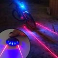 Waterproof Bicycle Cycling Lights Taillights LED Laser Safety Warning Bicycle Lights Bicycle Tail Bicycle Accessories Light|Bicy