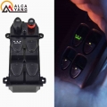 New 1pc Black Electric Power Window Switch Car Door Power Casement Glass Switch 35750-snv-h51 For Honda Civic Fa1