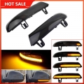 Water Blink Dynamic Flowing Side Mirror Led Turn Signal Light For Vw Passat B5.5 B6 R36 R32 Jetta Mk5 Golf 5 Gti Sharan Superb -