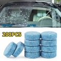 200pcs(1Pc=4L) Car Windshield Wiper Glass Washer Auto Solid Cleaner Compact Effervescent Tablets Window Repair Car Accessories|W