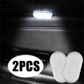 2pcs Led Interior Car Light Wireless Interior Lights Car Led Touch Lights Auto Roof Ceiling Lamp Usb Charging Reading Lamps - Si