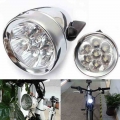 Bicycle Head Light 7 LED Ultra Light Vintage Retro Bike Front Headlight Classic Cycling Safety Lamp Lights Accessories|Bicycle L