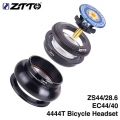 ZTTO Bicycle Headset 4444T MTB 44mm ZS44 EC44 CNC 1 1/8" 1 1/2" Straight Tube Frame to Tapered Tube Fork 1.5 Adapter H