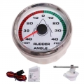 85mm Rudder Angle Indicator 0-190 Ohm With Mating Sensor 52mm 8 Color Backlight Marine Rudder Angle Gauge Meter - Speedometers -