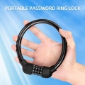 Bike Lock 4 Digit Code Combination Bicycle Lock Bicycle Security Lock Bicycle Equipment MTB Anti theft Lock Cycling Accessories|