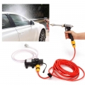 12v Portable Car High Pressure Washer Water Pump Jet Wash Cleaner Hose Van Kit - Car Washer - ebikpro.com