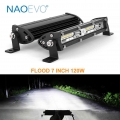 Naoevo 4x4 Off Road Led Light Bar Super Slim 120w 12v 24v 7 12 Inch Driving Fog Led Work Lamp For Auto Atv Suv Tractor Boat Jeep