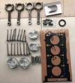 1kit Engine Rebuilding Kits with Pistons rings valves oil seal and gasket for Chinese SAIC ROEWE 350 MG3 MG5 1.5L engine parts|E