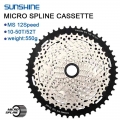 Sunshine 12 Speed Ms Cassette 10-50t/52t Mtb Micro Spline K7 12v Shimano M6100 118 Links Chain For M8100 M9000 M9100 Sprocket -