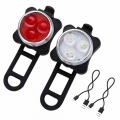 Bike Tail Light, Brake Sensing Rear Lights Ultra Bright LED Warning Bicycle Flashlight Cycling Safety Back Taillight Accessories