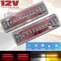 2PCS 12V Dynamic LED Car Truck Tail Light Turn Signal Rear Brake Reverse Signal Lamp For Trailer Lorry Bus Camper Waterproof|Tru