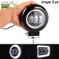 5 Inch Led Work Light Bar 6000k White Flood Beam For Car 4x4 Offroad Truck Boat Uaz Atv 12v 24v Led Angel Eyes Driving Lights -