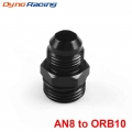 ORB 10 O ring Boss AN10 10AN to AN8 8AN Male Adapter Fitting Black BX101908|Fuel Supply & Treatment| - ebikpro.com