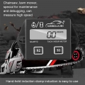 Kebidumei Car Engine Tach Hour Meter Tachometer Gauge Engine Rpm Lcd Display For 2 4 Motorcycle Motor Stroke Motorcycle Boat - T