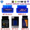 Elm327 Latest Version Super Mini Elm327 Bluetooth Obd2 Elm 327 Car Diagnostic Scanner Tool For Obd 2 Obdii Protocols - Code Read