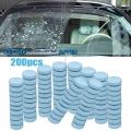 10/50/100/200Pcs Solid Glass Household Cleaning Car Accessories for Wipers Car Washer Liquid Pills Washer Car Washer Tablet|Wind