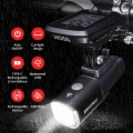 Bicycle Smart Headlights USB Rechargeable 800Lumens Waterproof Enfitnix Navi800 Handlebar Front Light for Bicycle Accessories|Bi