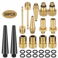 26pcs Copper Bicycle Valve Adapter Set Bike Tire Pump Adapter Kit Inflator Pump Accessory|Valve| - Ebikpro.com