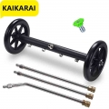 Pressure Washer Undercarriage Cleaner - Under Car Washer, Water Broom, Dual Surface Cleaner With Extension Wand, 1/4 Inch Quick