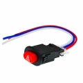 mtsooning 1Pc Motorcycle Switch Hazard Light Switch Button Double Flash Warning Emergency Lamp Signal Flasher With 3 Wires|Motor