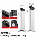 36V 48Volt Ebike Battery Pack 10.4Ah 12.8Ah 14Ah Folding Electric Fat Bicycle Hiden Batteries For Samebike Lectric XP Lankeleisi