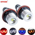 2pcs Led Angel Eyes Marker Lights Bulbs For E39 E53 E60 E61 E63 E64 E65 E66 E87 525i 530i Xi 545i M5 Error Free 2*5w - Signal La