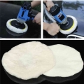 2Pcs/Set 230mm Polishing Bonnet Buffer Polishing Terry Cloth Woolen Fleece Pad For 9/10 inch Car Paint Care Waxing Polisher|Poli