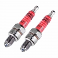 2pcs Racing Spark Plug 3 Electrode A7TC for 50cc 70cc 110cc 125cc 150cc Atv Scooter Dirt Bike Go Kart Triple Electrode|Motorbike