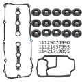 11129070990,11121437395,11421719855 Valve Cover Gasket Cylinder Head Gasket Oil Filter Gasket For BMW E36 E46 E39 E38 E36|Cyl. H