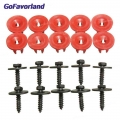 20pcs Car Engine Undertray Cover Clips Buttom Shield Guard Screws Auto Fastener Clips Rivet for Ford C Max S Max|Crankshafts &am