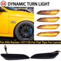 2Pcs LED Dynamic Blinker Side Marker Light Arrow Turn Signal Lamps For Alfa Romeo 156 147/Fiat Tipo/Lancia Delta 3 Ypsilon|Signa