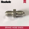 HAOKULE MALE FLARE UNION AN3 3/8x24 UNF to M10x1.25 / M10x1.5 / M10x1.0 Male Bubble Flare Stainless Steel Brake Fittings Adapter